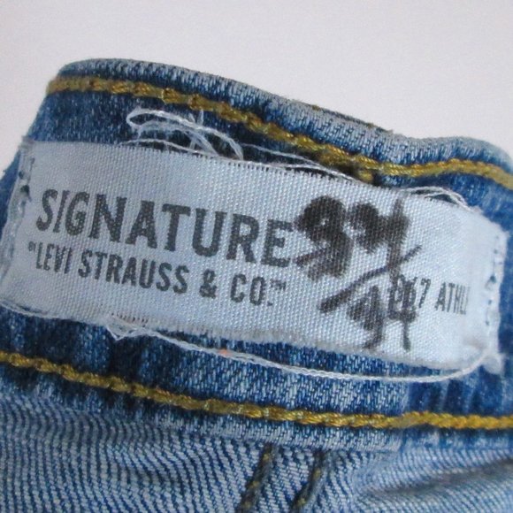 Signature Levi's Straus & Co. 967 Athletic Mens Blue Jeans Size w36 x L3… - Picture 4 of 7